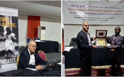 انتخاب خالد قزمار رئيسا للحركة العالمية للدفاع عن الأطفال