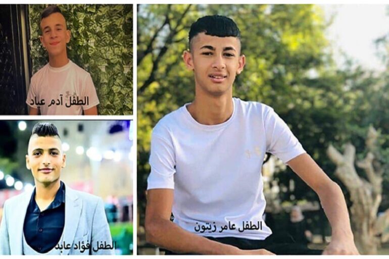 الأطفال الثلاثة الذين قتلهم الاحتلال منذ بداية العام الجاري